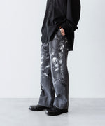 画像をギャラリービューアに読み込む, INTÉRIM - インテリムのMILK PAINT USED BLACK DENIM 2-TUCK STRAIGHT SLACKS - PU.BLACK公式通販サイトsession福岡セレクトショップ
