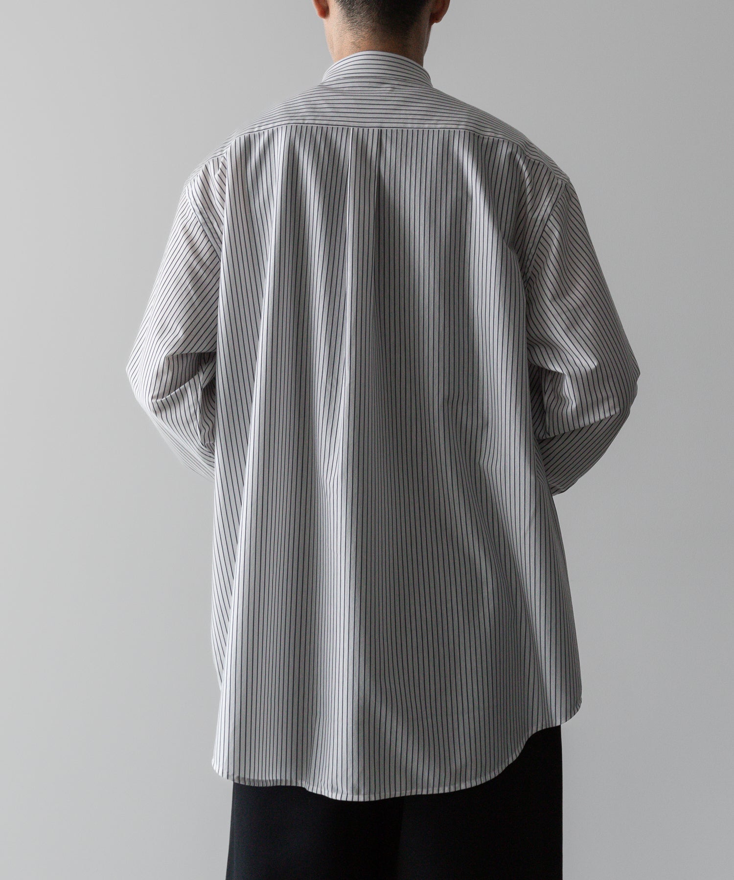 KANEMASA PHIL. カネマサフィルの46G MODEST STRIPE SHIRT - WHITE NAVYの公式通販サイトsession福岡セレクトショップ