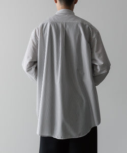 KANEMASA PHIL. カネマサフィルの46G MODEST STRIPE SHIRT - WHITE NAVYの公式通販サイトsession福岡セレクトショップ