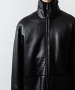 画像をギャラリービューアに読み込む, ssstein(シュタイン)のCUT-OFF MOUTON JACKET - BLACKの公式通販サイトsession福岡セレクトショップ
