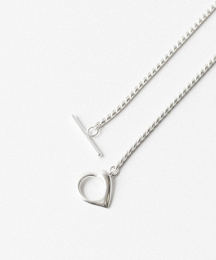 THE OBJECT - ザオブジェクトのSEVERUS HEART CLASP NECKLACEのSILVER公式通販サイトsession福岡セレクトショップ