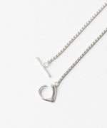 画像をギャラリービューアに読み込む, THE OBJECT - ザオブジェクトのSEVERUS HEART CLASP NECKLACEのSILVER公式通販サイトsession福岡セレクトショップ

