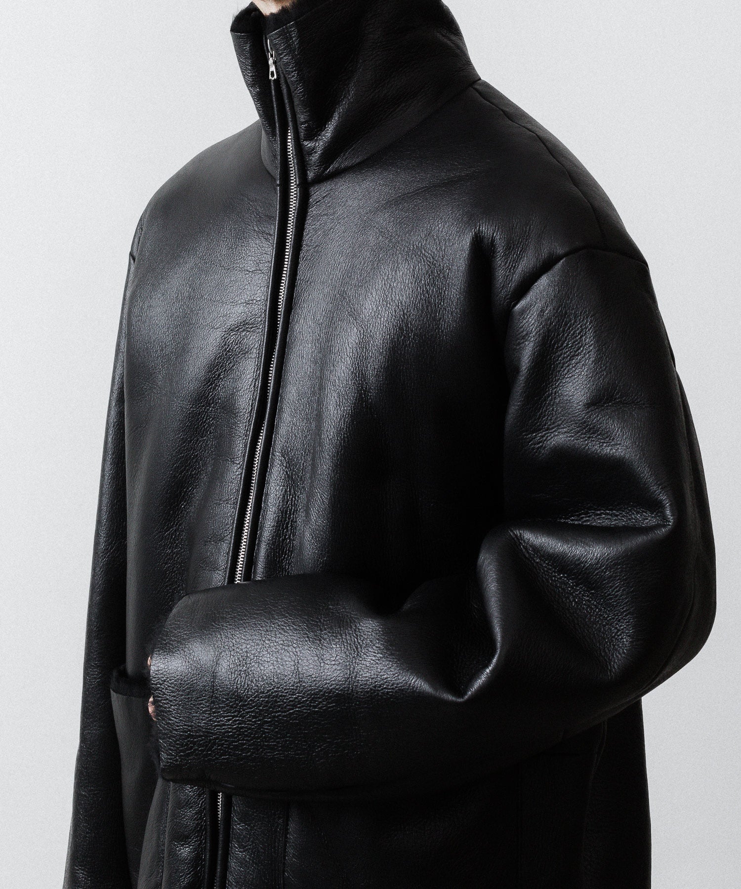 ssstein(シュタイン)のCUT-OFF MOUTON JACKET - BLACKの公式通販サイトsession福岡セレクトショップ