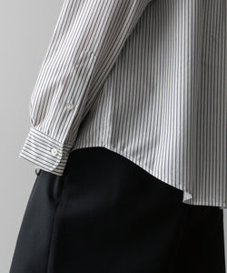 KANEMASA PHIL. カネマサフィルの46G MODEST STRIPE SHIRT - WHITE NAVYの公式通販サイトsession福岡セレクトショップ