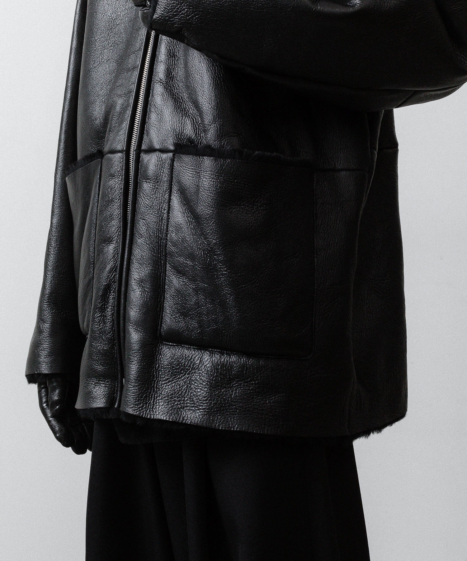 ssstein(シュタイン)のCUT-OFF MOUTON JACKET - BLACKの公式通販サイトsession福岡セレクトショップ