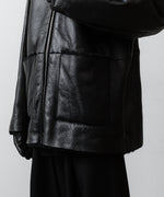 画像をギャラリービューアに読み込む, ssstein(シュタイン)のCUT-OFF MOUTON JACKET - BLACKの公式通販サイトsession福岡セレクトショップ
