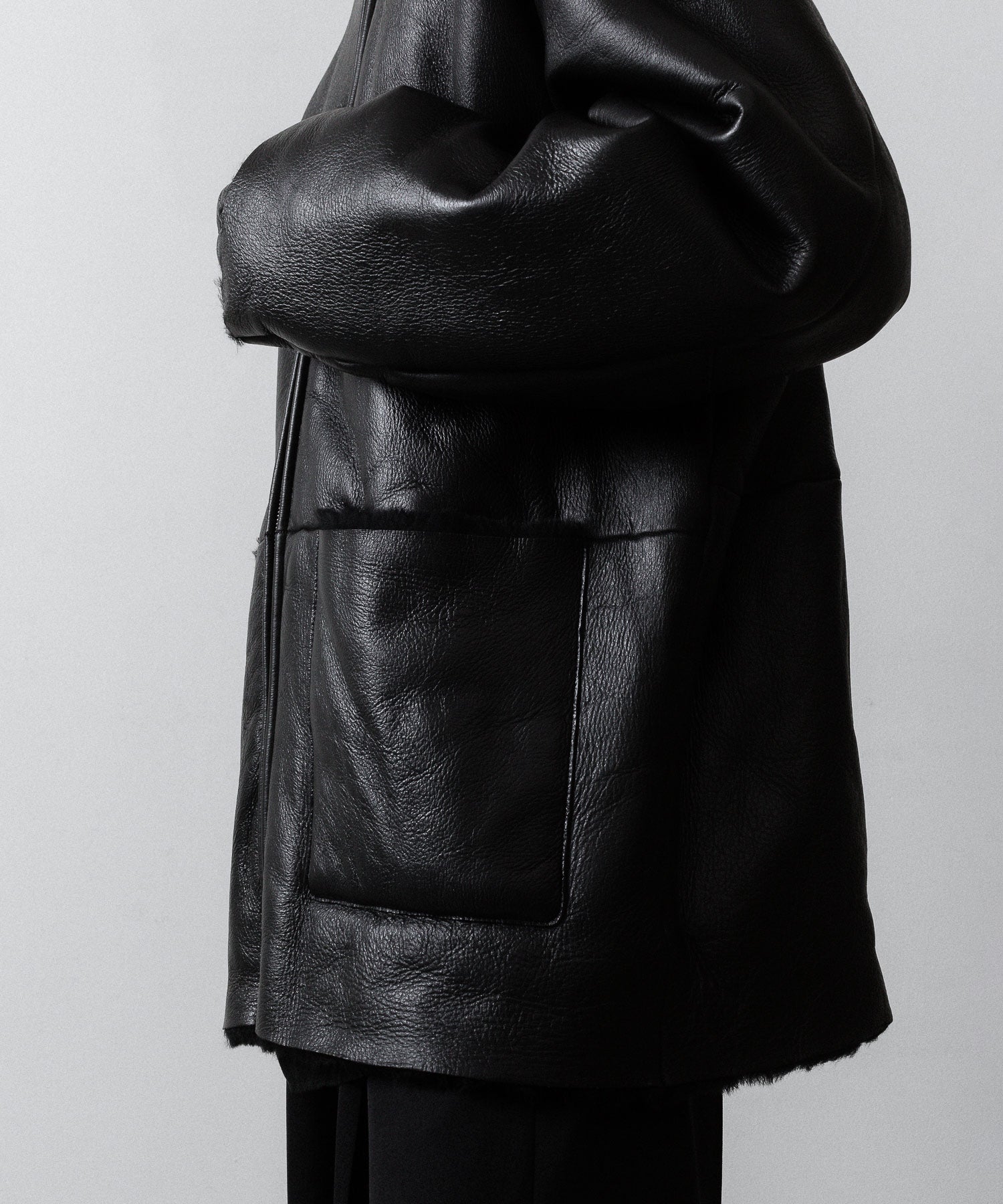 ssstein(シュタイン)のCUT-OFF MOUTON JACKET - BLACKの公式通販サイトsession福岡セレクトショップ