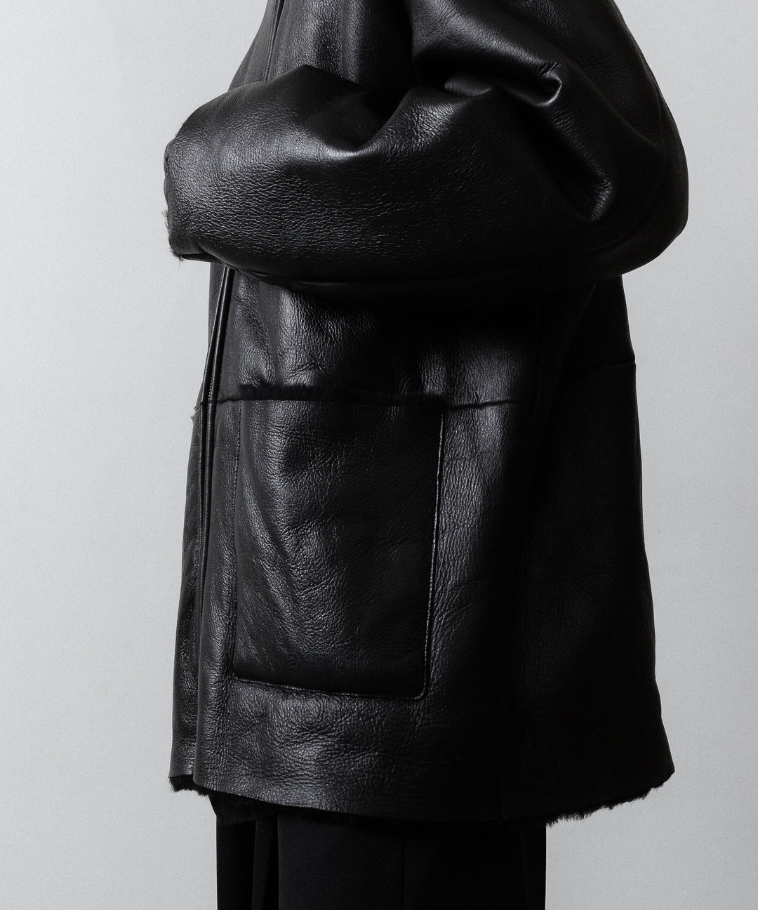 ssstein(シュタイン)のCUT-OFF MOUTON JACKET - BLACKの公式通販サイトsession福岡セレクトショップ