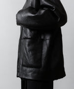 画像をギャラリービューアに読み込む, ssstein(シュタイン)のCUT-OFF MOUTON JACKET - BLACKの公式通販サイトsession福岡セレクトショップ
