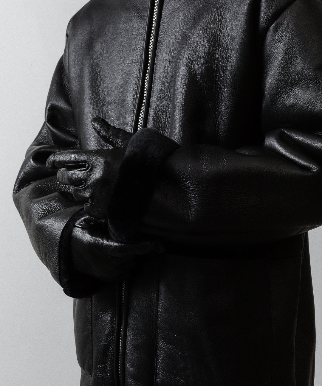 ssstein(シュタイン)のCUT-OFF MOUTON JACKET - BLACKの公式通販サイトsession福岡セレクトショップ
