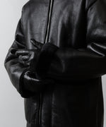画像をギャラリービューアに読み込む, ssstein(シュタイン)のCUT-OFF MOUTON JACKET - BLACKの公式通販サイトsession福岡セレクトショップ
