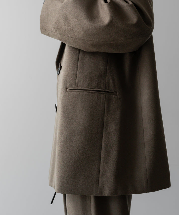 ssstein(シュタイン)の24AWコレクション OVERSIZED PEAK LAPEL JACKET - DARK BEIGE 公式通販サイトsession福岡セレクトショップ