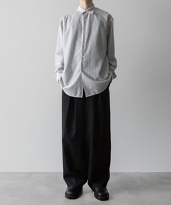 KANEMASA PHIL. カネマサフィルの46G MODEST STRIPE SHIRT - WHITE NAVYの公式通販サイトsession福岡セレクトショップ