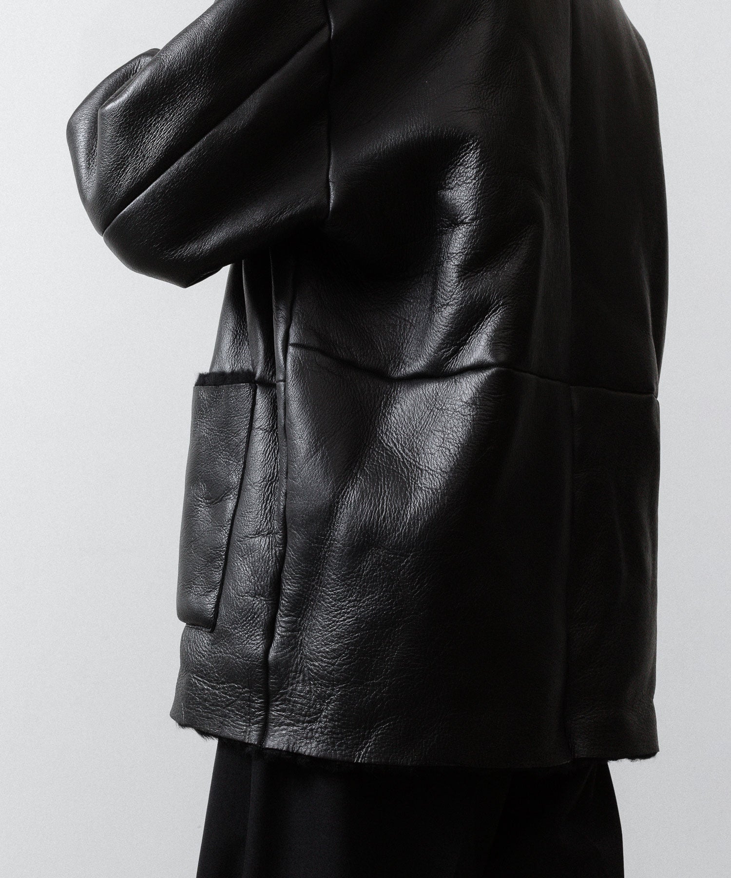 ssstein(シュタイン)のCUT-OFF MOUTON JACKET - BLACKの公式通販サイトsession福岡セレクトショップ