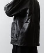 画像をギャラリービューアに読み込む, ssstein(シュタイン)のCUT-OFF MOUTON JACKET - BLACKの公式通販サイトsession福岡セレクトショップ
