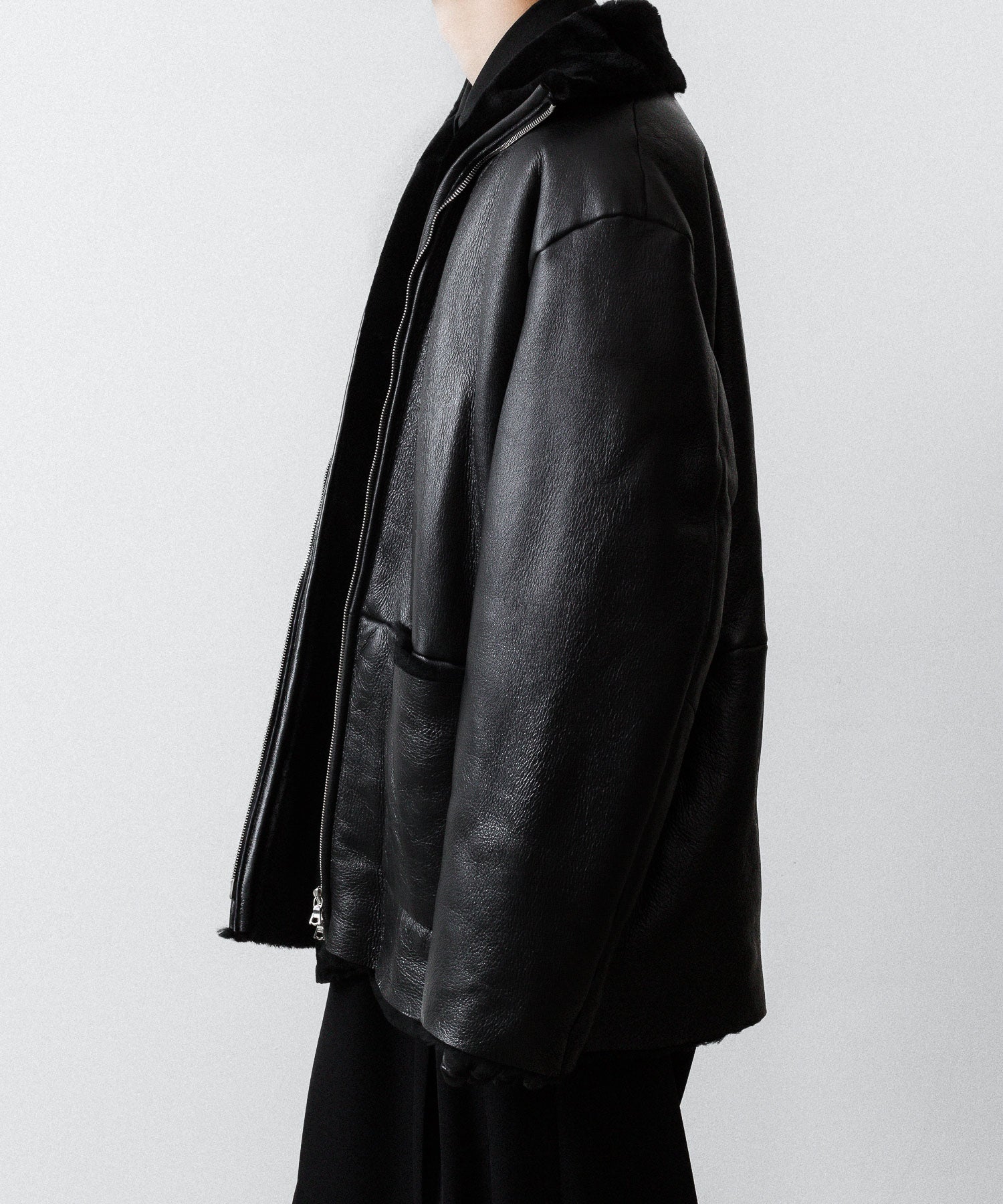 ssstein(シュタイン)のCUT-OFF MOUTON JACKET - BLACKの公式通販サイトsession福岡セレクトショップ