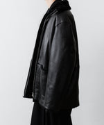 画像をギャラリービューアに読み込む, ssstein(シュタイン)のCUT-OFF MOUTON JACKET - BLACKの公式通販サイトsession福岡セレクトショップ
