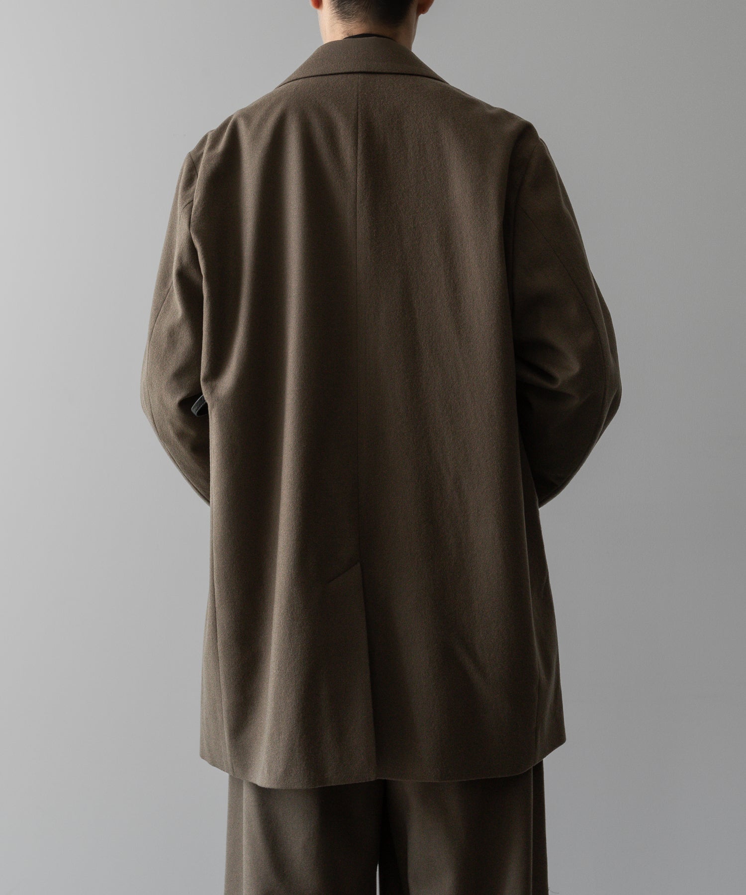 ssstein(シュタイン)の24AWコレクション OVERSIZED PEAK LAPEL JACKET - DARK BEIGE 公式通販サイトsession福岡セレクトショップ