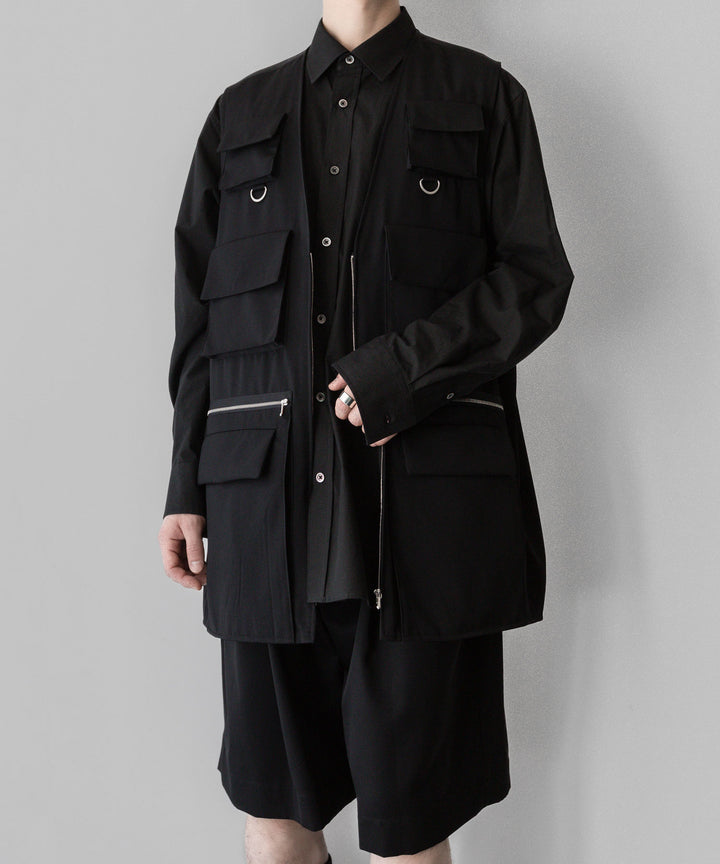 ssstein stein(シュタイン)の24SSコレクションWIDE EASY SHORT TROUSERSのBLACK 公式通販サイトsession福岡セレクトショップ