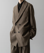 画像をギャラリービューアに読み込む, ssstein(シュタイン)の24AWコレクション OVERSIZED PEAK LAPEL JACKET - DARK BEIGE 公式通販サイトsession福岡セレクトショップ
