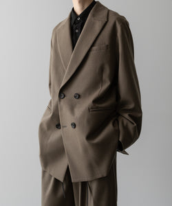 ssstein(シュタイン)の24AWコレクション OVERSIZED PEAK LAPEL JACKET - DARK BEIGE 公式通販サイトsession福岡セレクトショップ