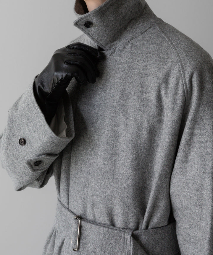 INTÉRIM(インテリム)のCASHMERE DRAP HYPER BIG BELTED OVER COATのGRAYの公式通販サイトsession福岡セレクトショップ