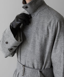 INTÉRIM(インテリム)のCASHMERE DRAP HYPER BIG BELTED OVER COATのGRAYの公式通販サイトsession福岡セレクトショップ