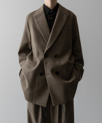 画像をギャラリービューアに読み込む, ssstein(シュタイン)の24AWコレクション OVERSIZED PEAK LAPEL JACKET - DARK BEIGE 公式通販サイトsession福岡セレクトショップ
