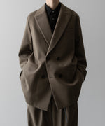 画像をギャラリービューアに読み込む, ssstein(シュタイン)の24AWコレクション OVERSIZED PEAK LAPEL JACKET - DARK BEIGE 公式通販サイトsession福岡セレクトショップ
