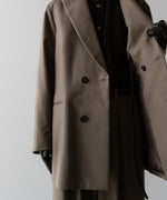 画像をギャラリービューアに読み込む, ssstein(シュタイン)の24AWコレクション OVERSIZED PEAK LAPEL JACKET - DARK BEIGE 公式通販サイトsession福岡セレクトショップ
