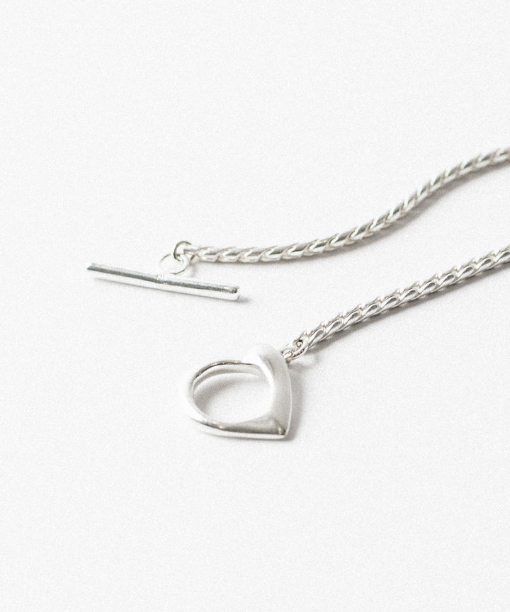 THE OBJECT - ザオブジェクトのSEVERUS HEART CLASP NECKLACEのSILVER公式通販サイトsession福岡セレクトショップ