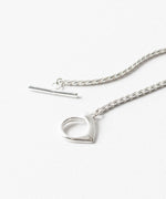 画像をギャラリービューアに読み込む, THE OBJECT - ザオブジェクトのSEVERUS HEART CLASP NECKLACEのSILVER公式通販サイトsession福岡セレクトショップ
