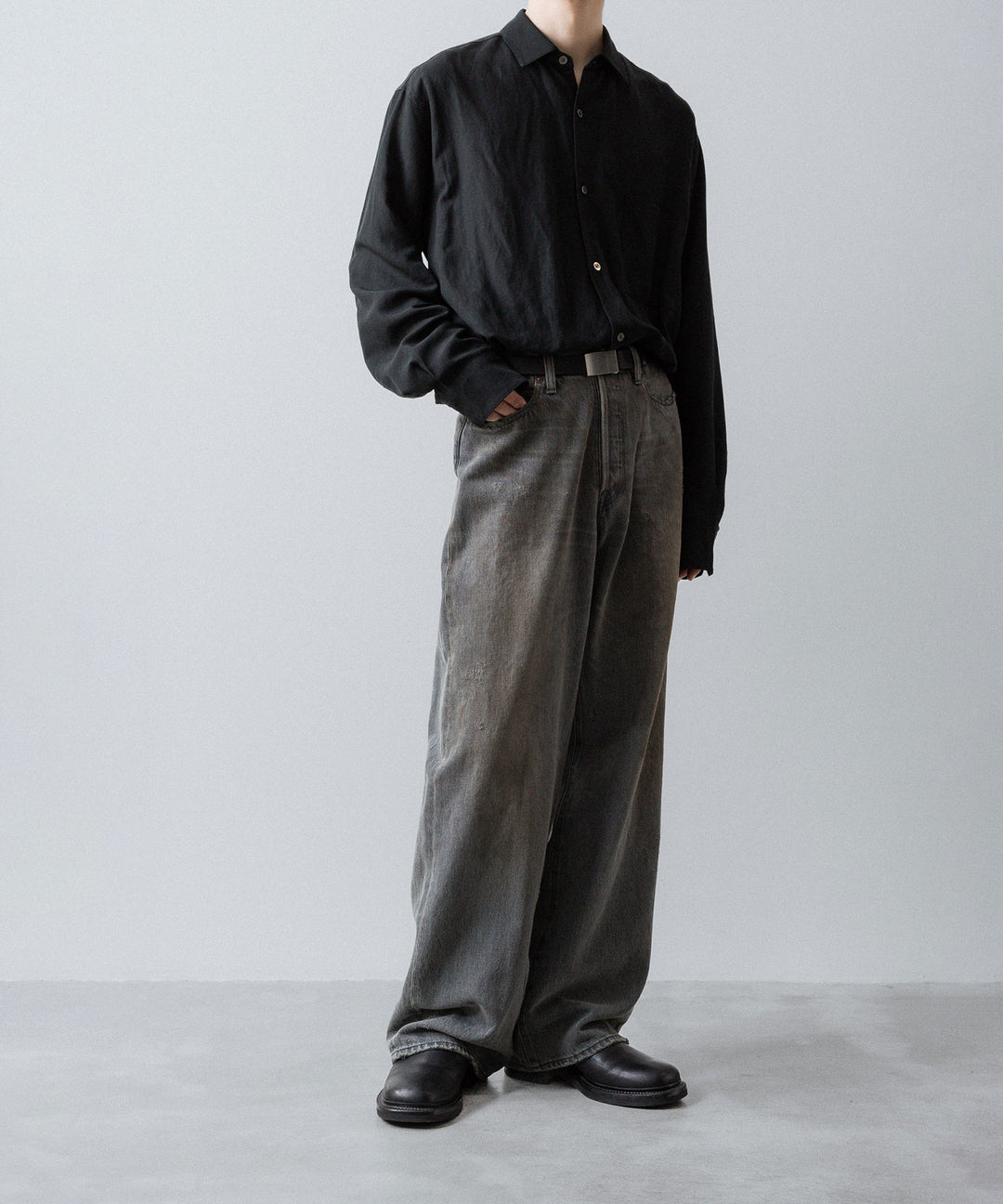 ssstein(シュタイン)のLOOSE DENIM JEANS - GREYの公式通販サイトsession福岡セレクトショップ
