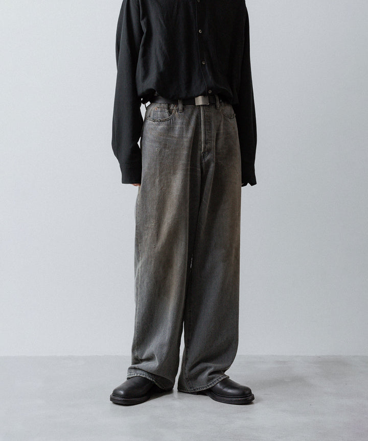 ssstein(シュタイン)のLOOSE DENIM JEANS - GREYの公式通販サイトsession福岡セレクトショップ
