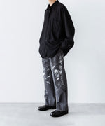 画像をギャラリービューアに読み込む, INTÉRIM - インテリムのMILK PAINT USED BLACK DENIM 2-TUCK STRAIGHT SLACKS - PU.BLACK公式通販サイトsession福岡セレクトショップ
