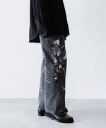 画像をギャラリービューアに読み込む, INTÉRIM - インテリムのMILK PAINT USED BLACK DENIM 2-TUCK STRAIGHT SLACKS - PU.BLACK公式通販サイトsession福岡セレクトショップ
