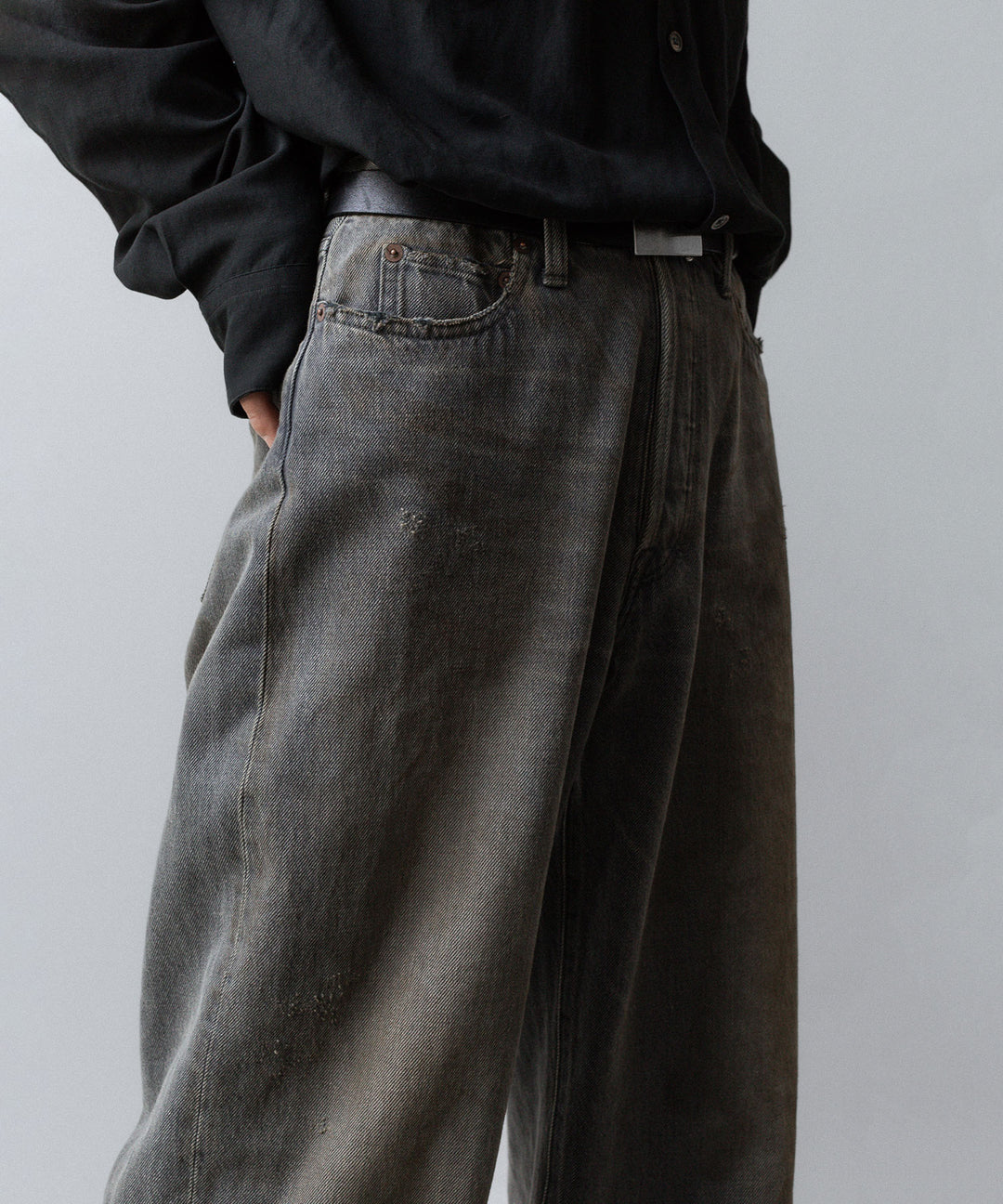 ssstein(シュタイン)のLOOSE DENIM JEANS - GREYの公式通販サイトsession福岡セレクトショップ
