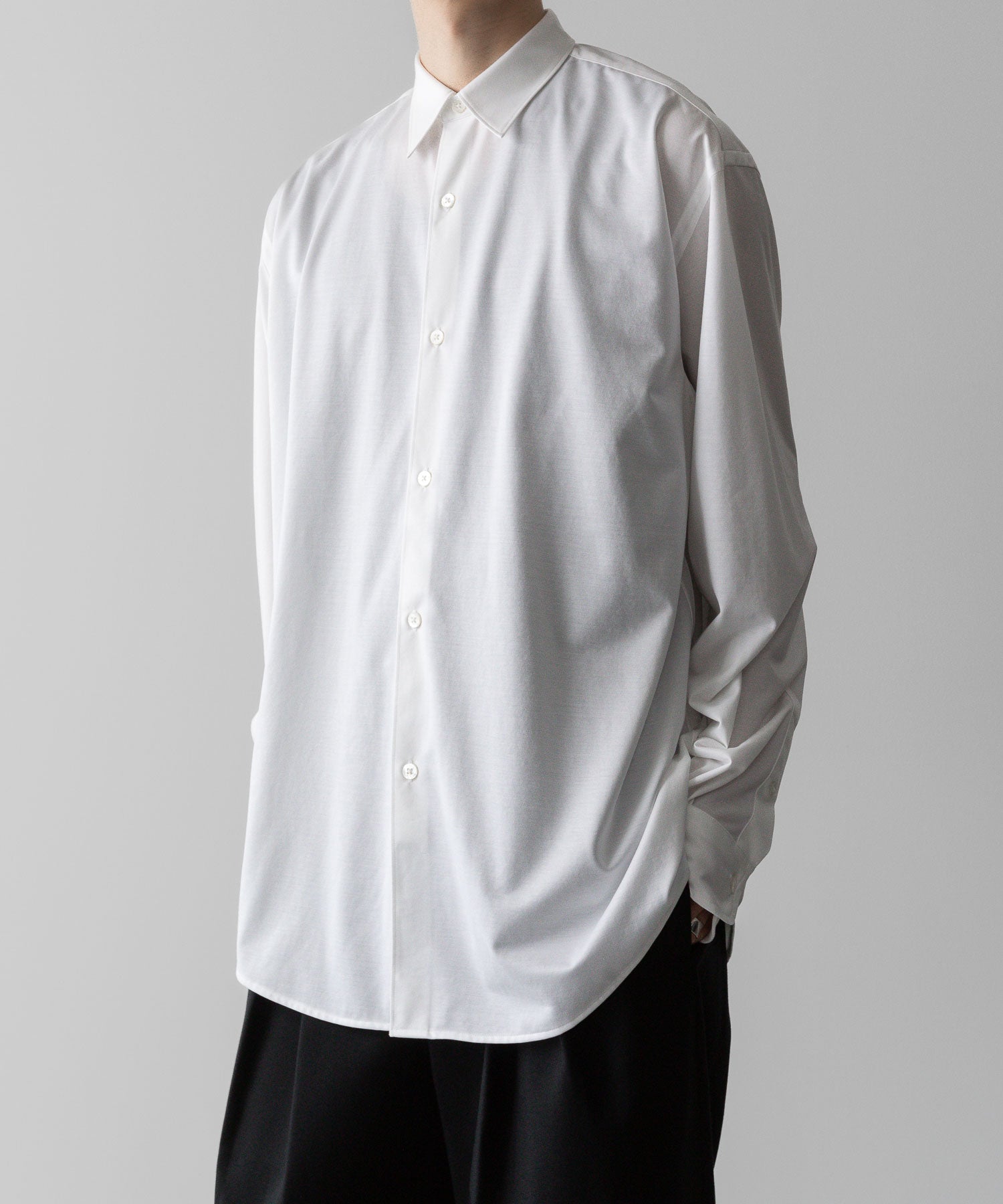 KANEMASA PHIL. カネマサフィルの46G MODEST SHIRT - WHITEの公式通販サイトsession福岡セレクトショップ