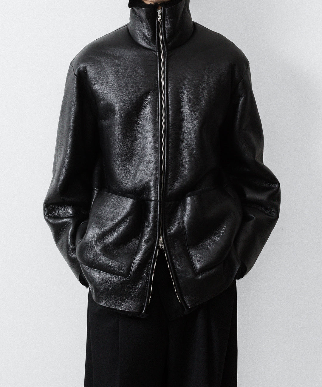 ssstein(シュタイン)のCUT-OFF MOUTON JACKET - BLACKの公式通販サイトsession福岡セレクトショップ