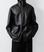 画像をギャラリービューアに読み込む, ssstein(シュタイン)のCUT-OFF MOUTON JACKET - BLACKの公式通販サイトsession福岡セレクトショップ
