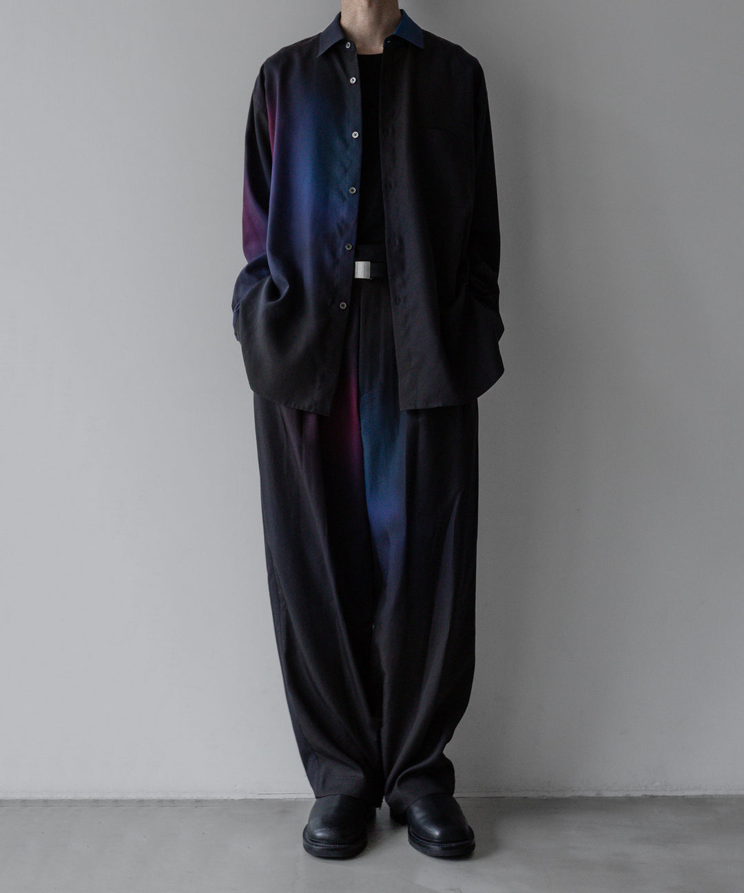 【ssstein】TENCEL WIDE EASY TROUSERS - GRADATION