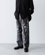 画像をギャラリービューアに読み込む, INTÉRIM - インテリムのMILK PAINT USED BLACK DENIM 2-TUCK STRAIGHT SLACKS - PU.BLACK公式通販サイトsession福岡セレクトショップ
