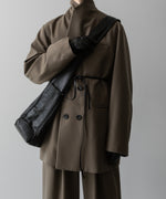 画像をギャラリービューアに読み込む, ssstein(シュタイン)の24AWコレクション OVERSIZED PEAK LAPEL JACKET - DARK BEIGE 公式通販サイトsession福岡セレクトショップ
