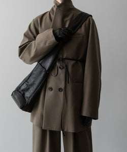 ssstein(シュタイン)の24AWコレクション OVERSIZED PEAK LAPEL JACKET - DARK BEIGE 公式通販サイトsession福岡セレクトショップ