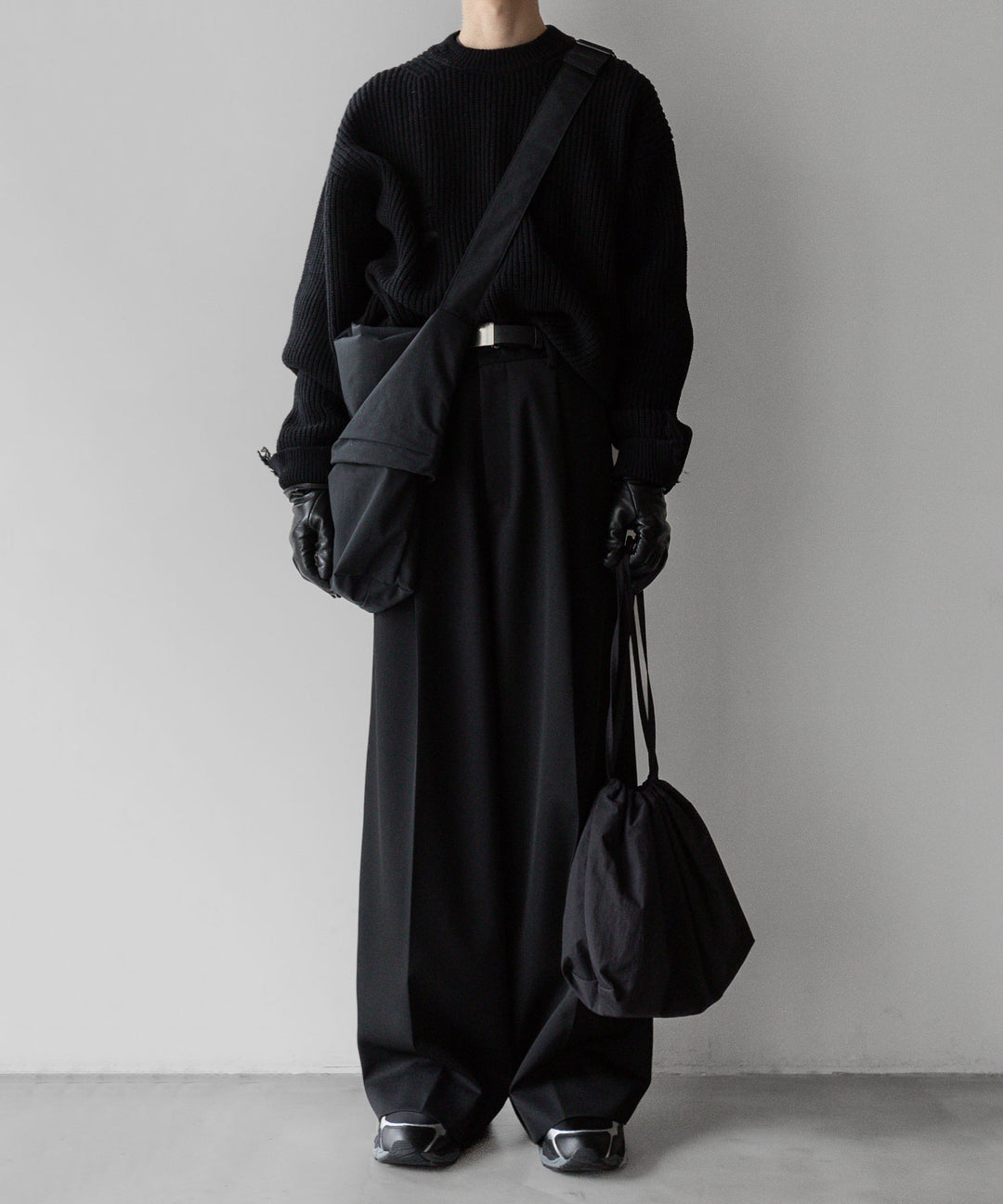 【KaILI】NOT COMPACT ECOBAG VD - TAKESUMI BLACK
