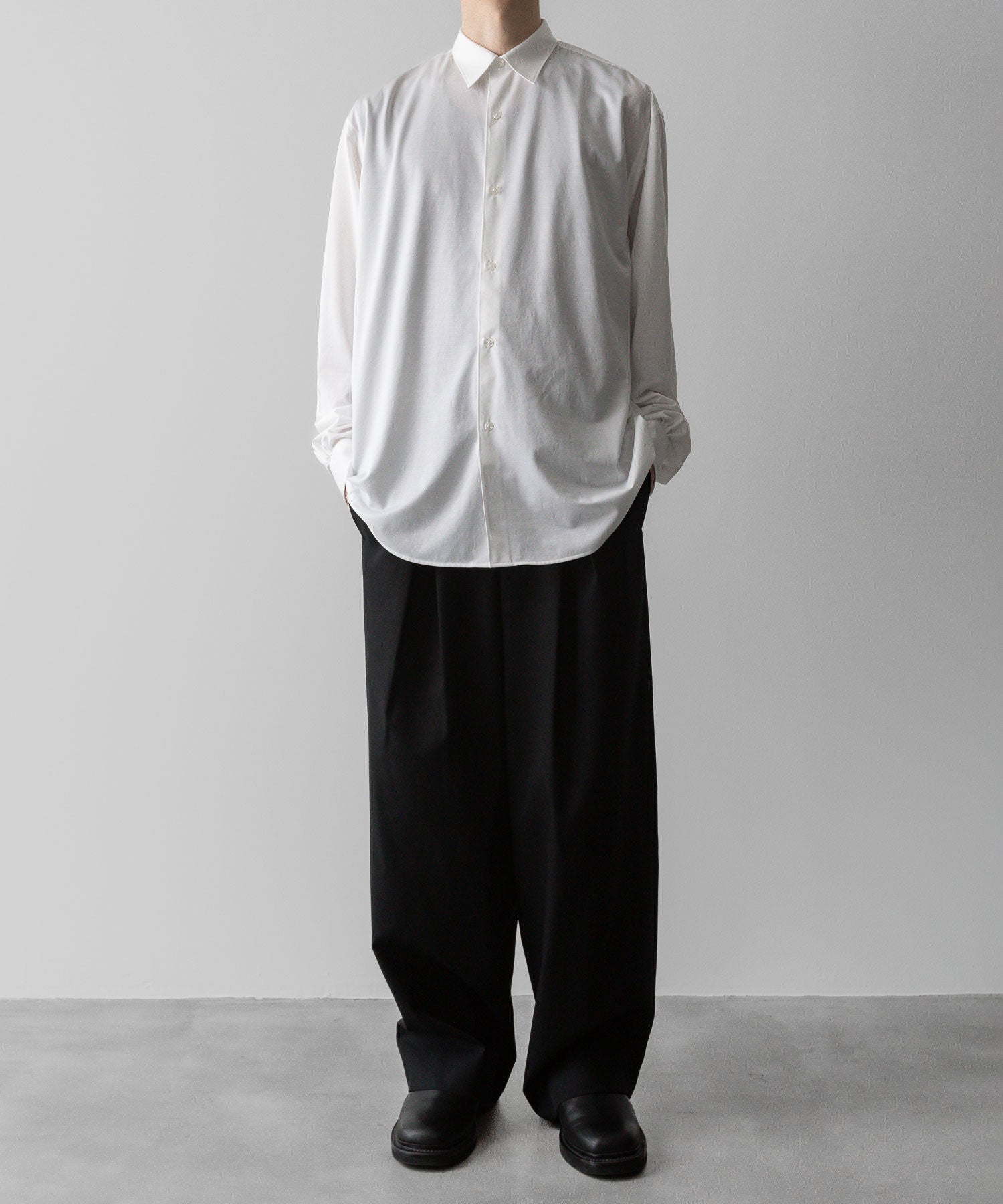 KANEMASA PHIL. カネマサフィルの46G MODEST SHIRT - WHITEの公式通販サイトsession福岡セレクトショップ