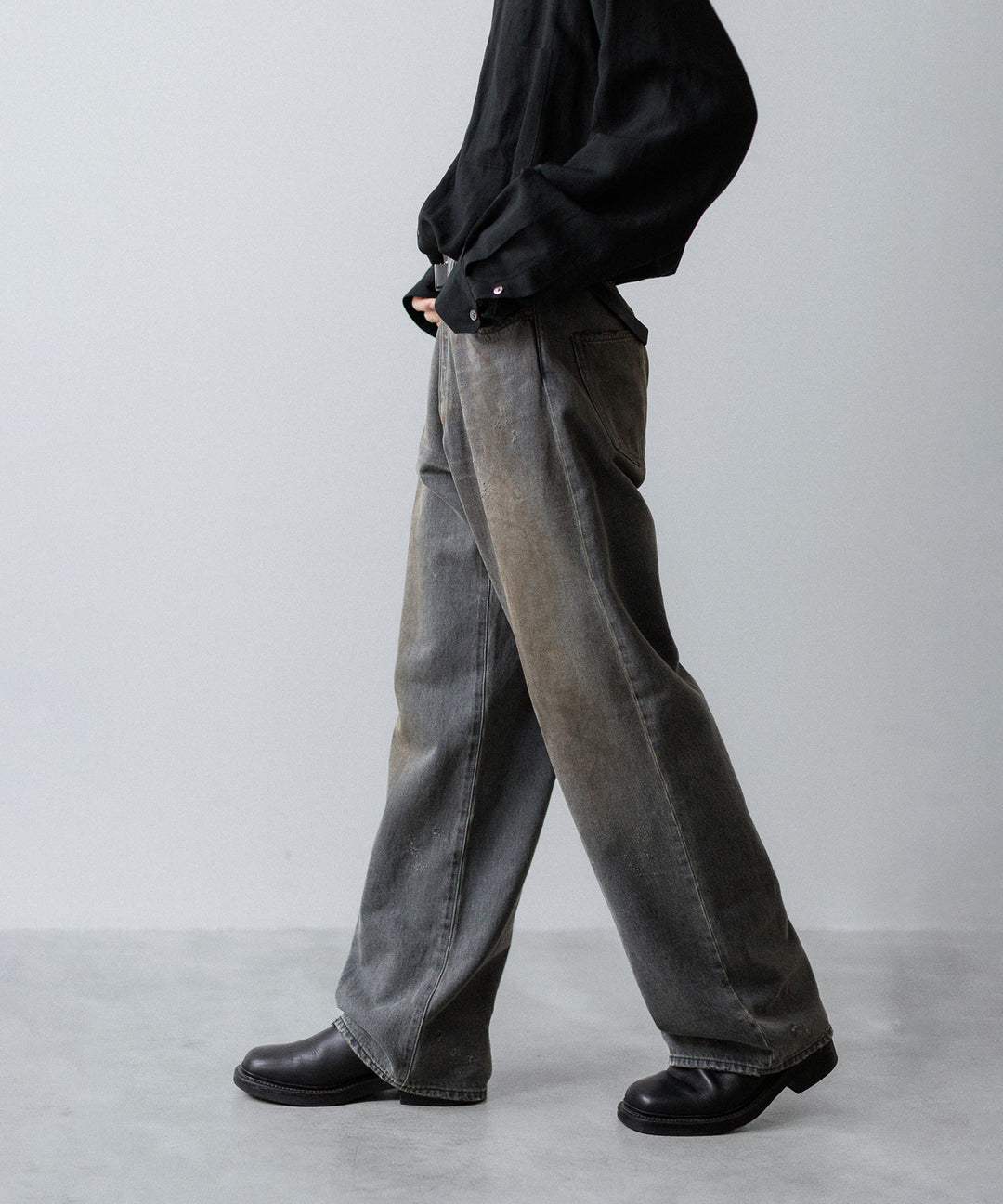 ssstein(シュタイン)のLOOSE DENIM JEANS - GREYの公式通販サイトsession福岡セレクトショップ