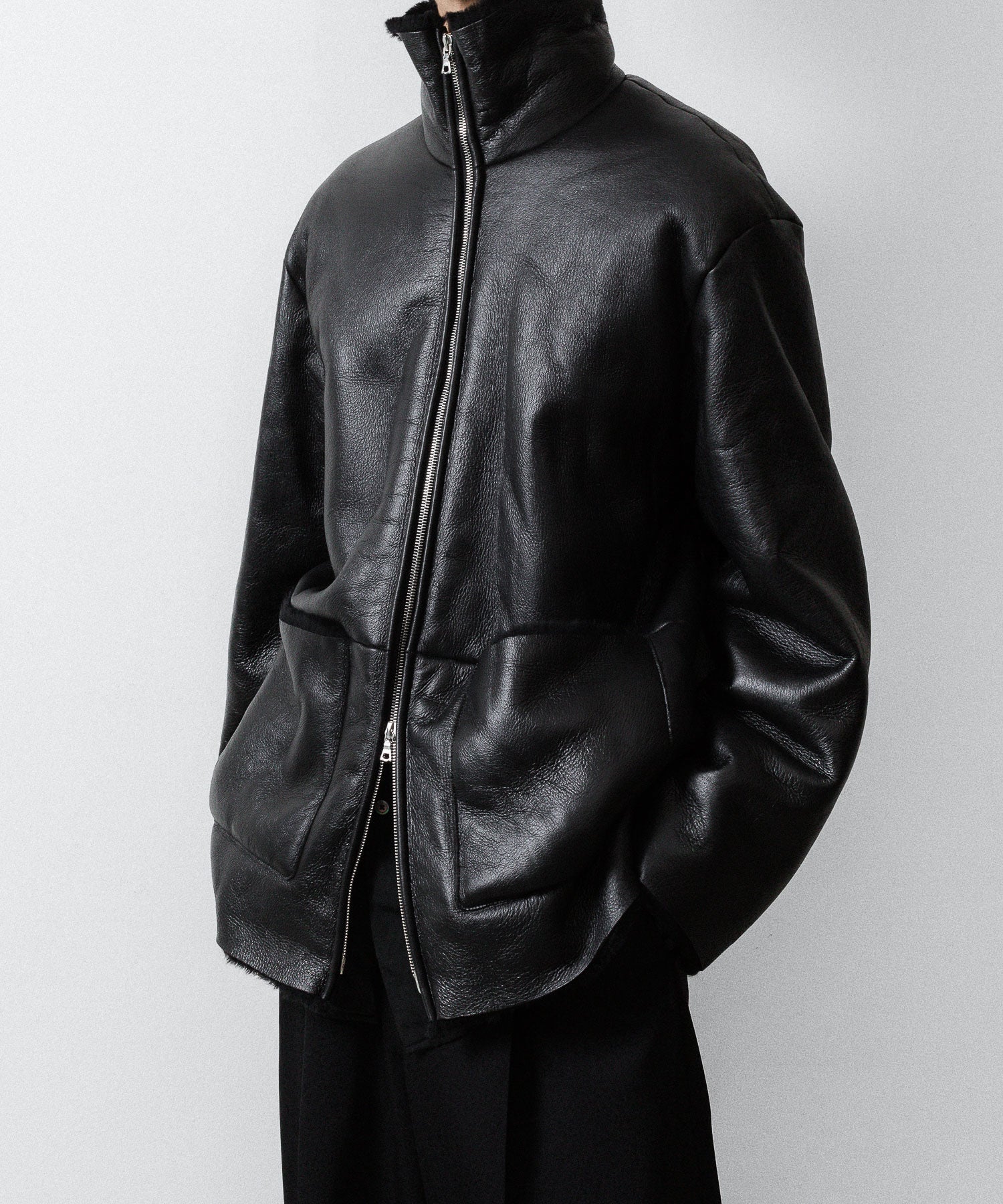 ssstein(シュタイン)のCUT-OFF MOUTON JACKET - BLACKの公式通販サイトsession福岡セレクトショップ