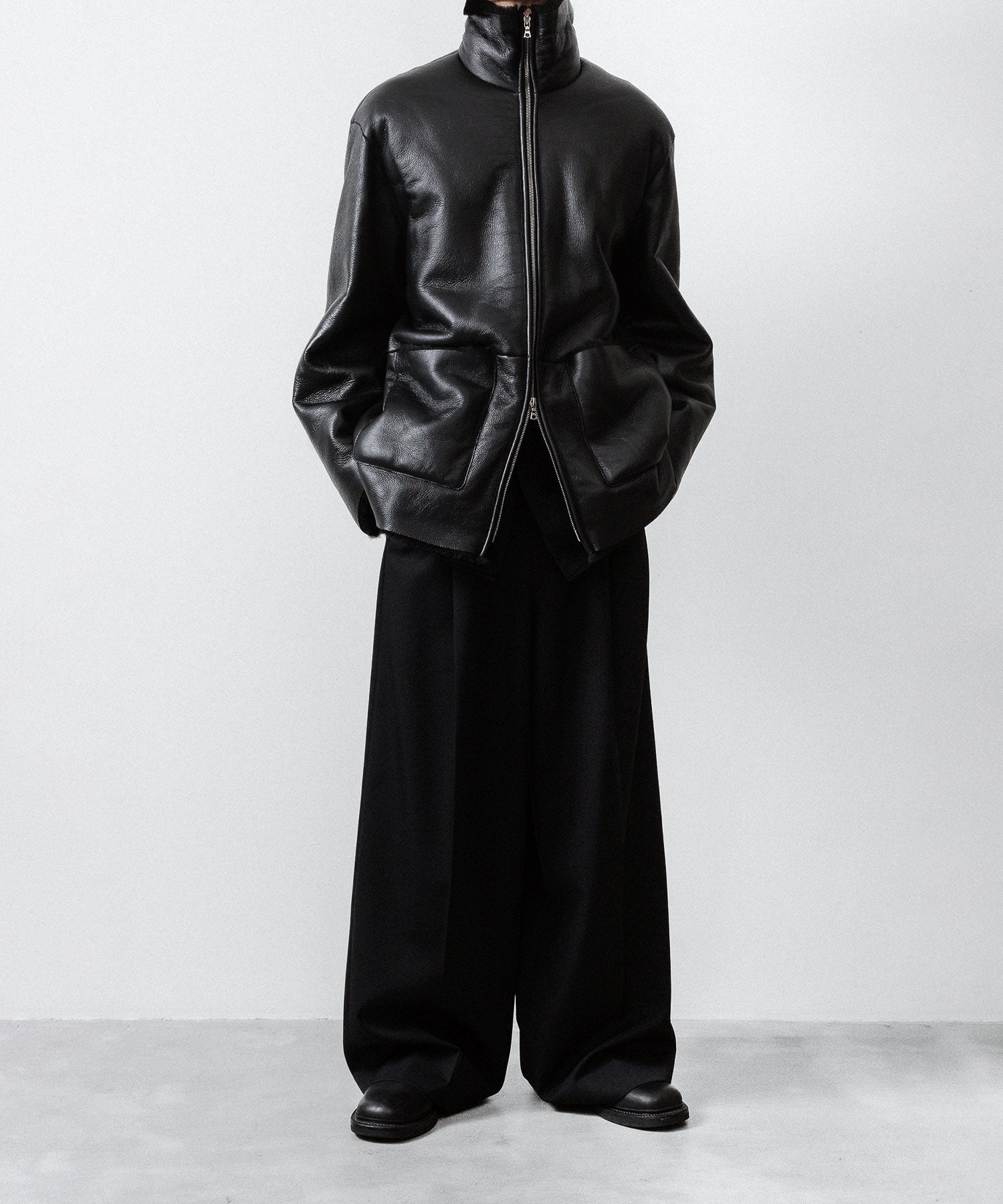 ssstein(シュタイン)のCUT-OFF MOUTON JACKET - BLACKの公式通販サイトsession福岡セレクトショップ