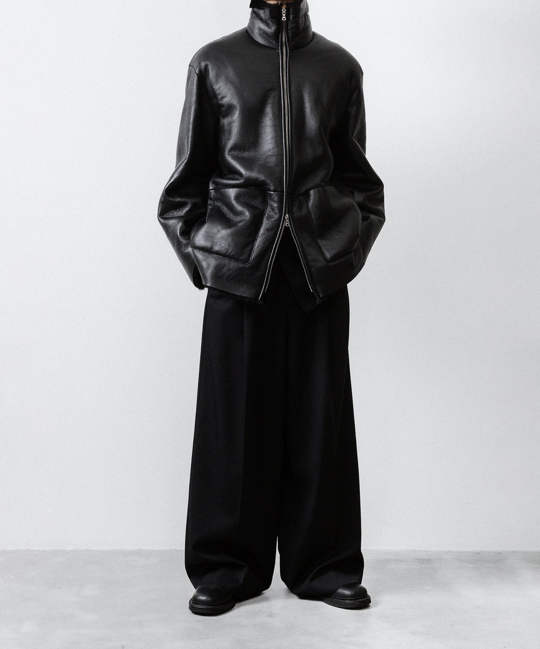 ssstein(シュタイン)のCUT-OFF MOUTON JACKET - BLACKの公式通販サイトsession福岡セレクトショップ